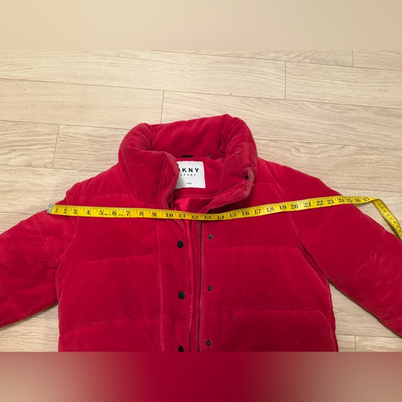 DKNY Red Puffer Jacket - Picture 10 of 12